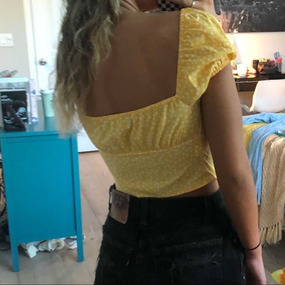 polka dot crop top - Picture 4 of 5